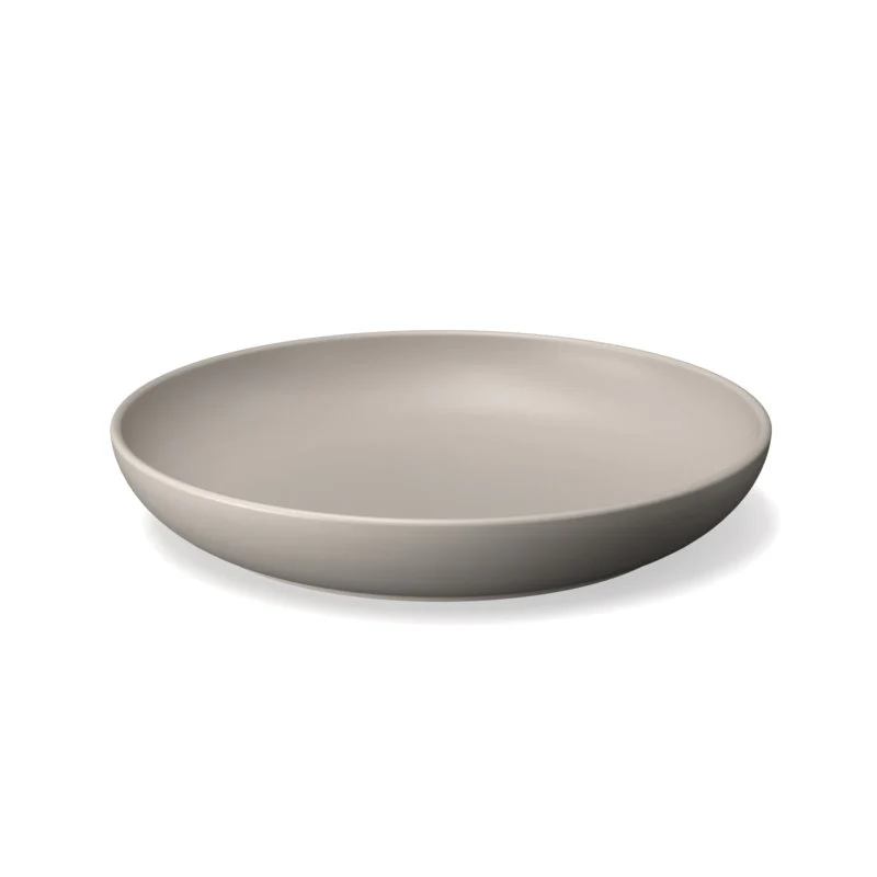 Vogeelle Round Deep Plate - Stone