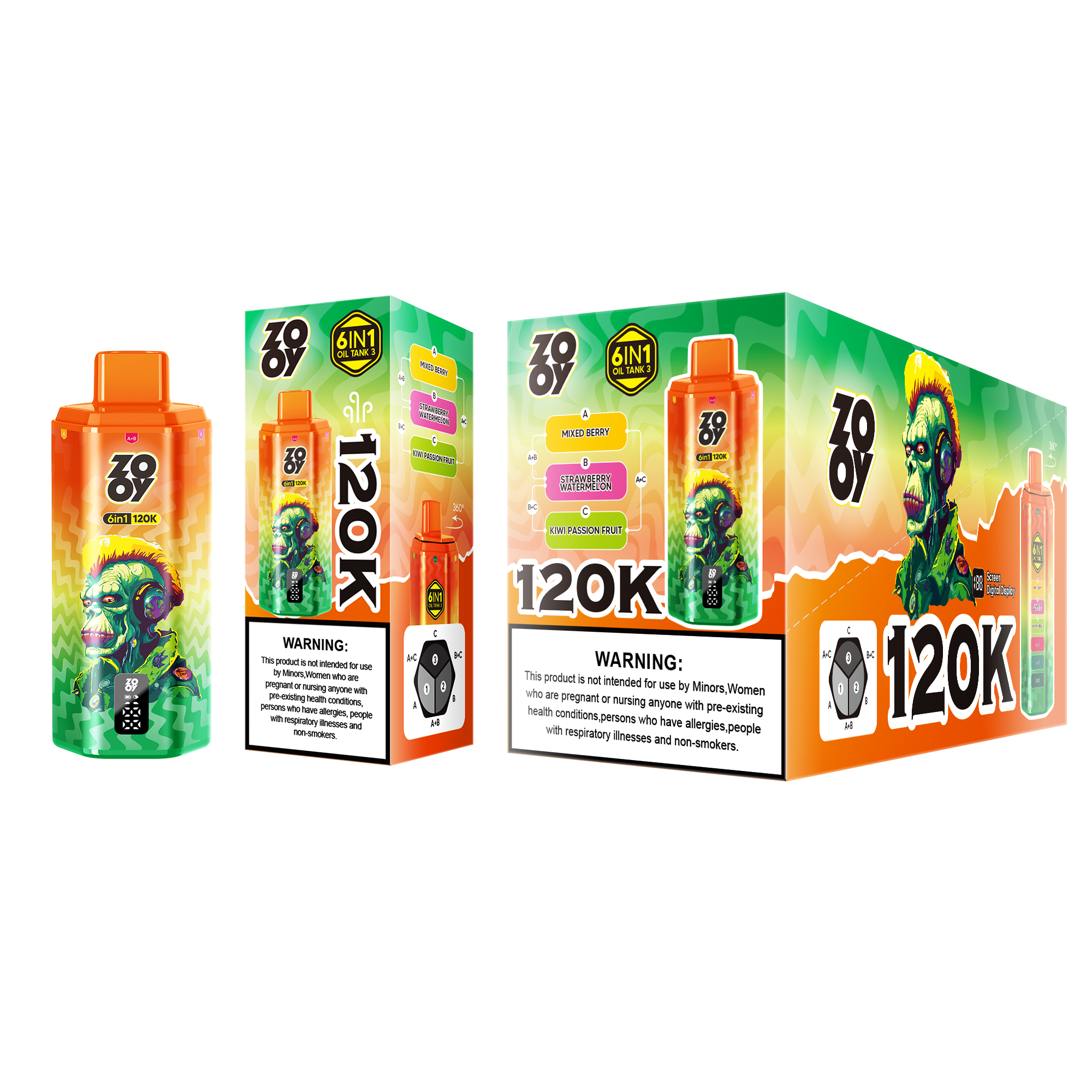 ZOOY TANK 120K/1 BOX(10 PCS)