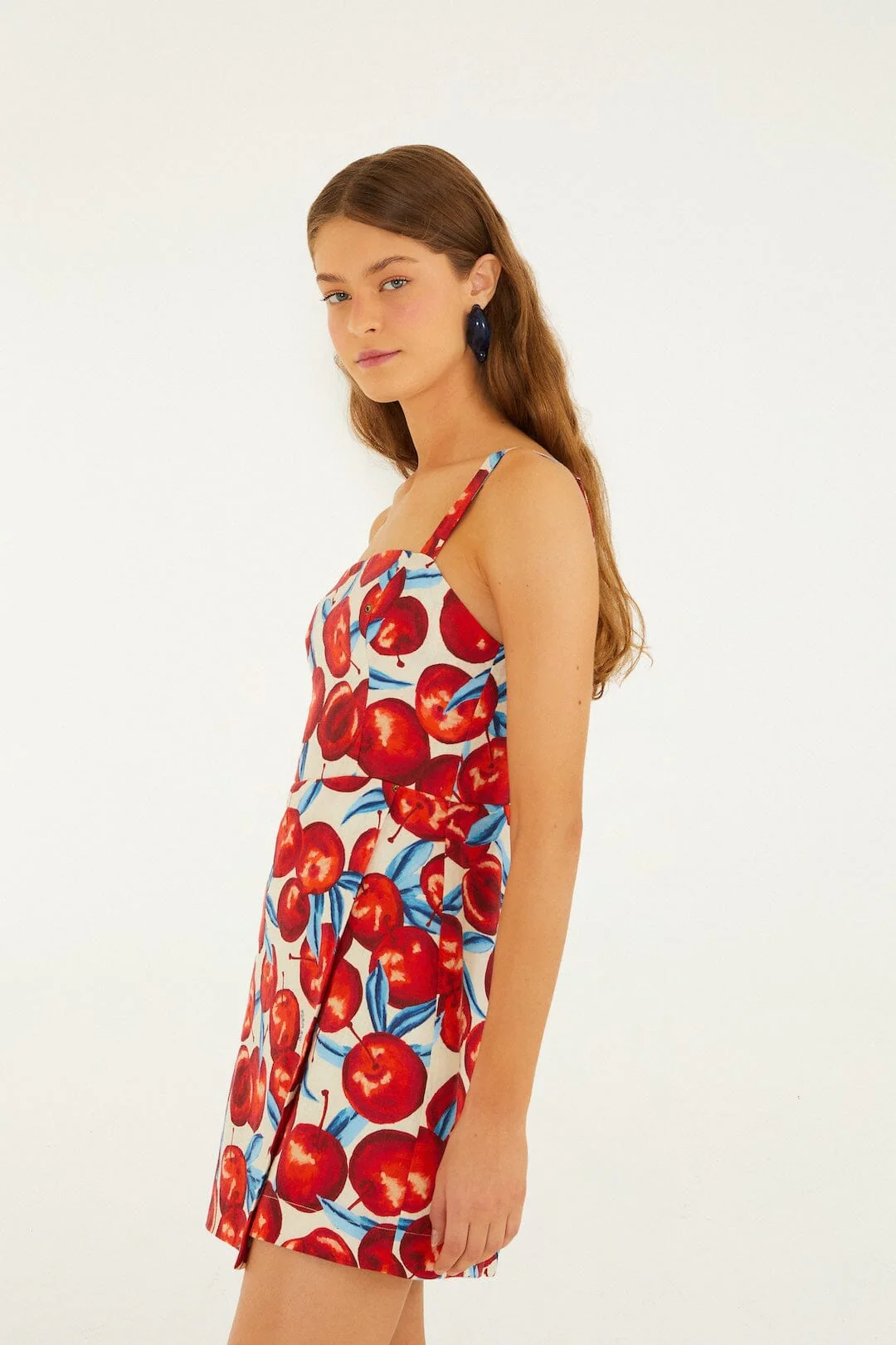Cherry Blossom Sleeveless Mini Dress