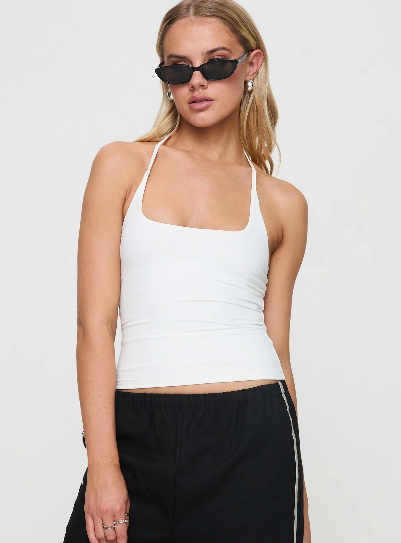 Ezekiel Nylon Top White