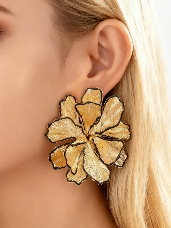 Flower Shape Earrings Accessories
