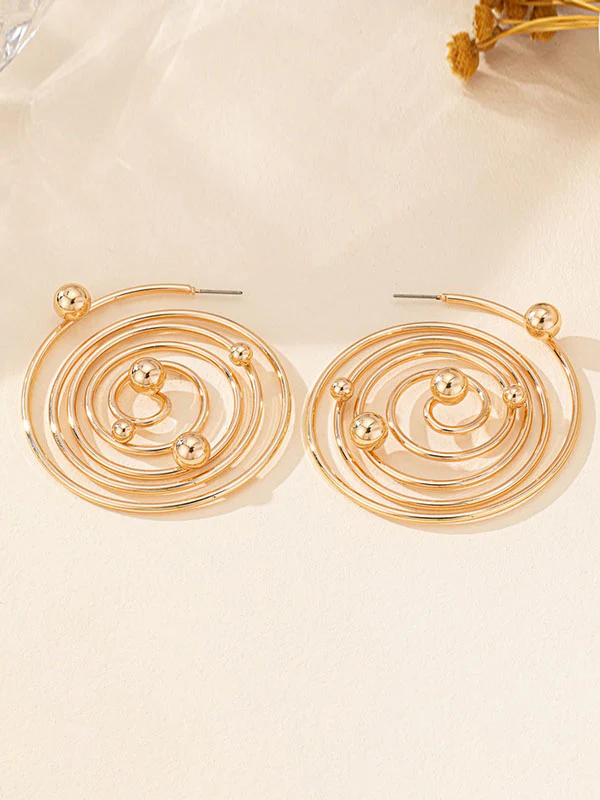 Geometric Drop Earrings