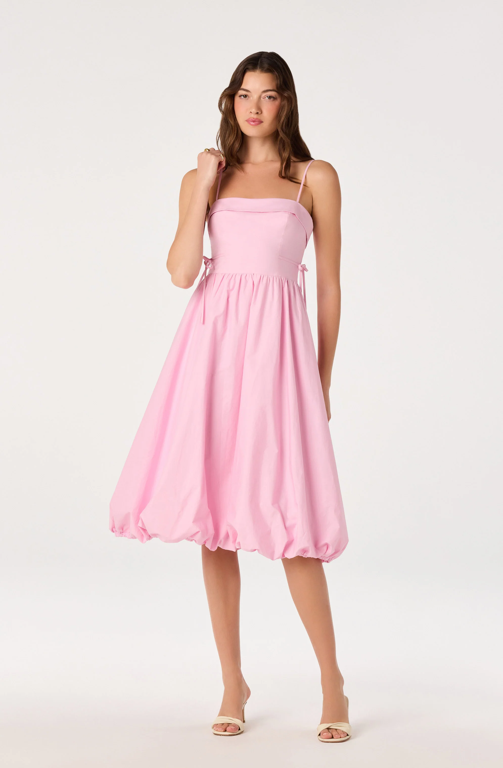 Dahlia Bubble Hem Midi Dress