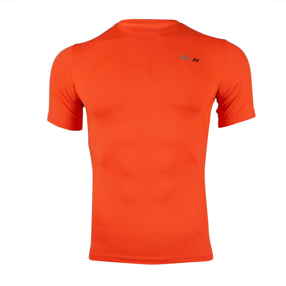 ALX Men's Short Sleeve Tight Top Orange TXMA22000411