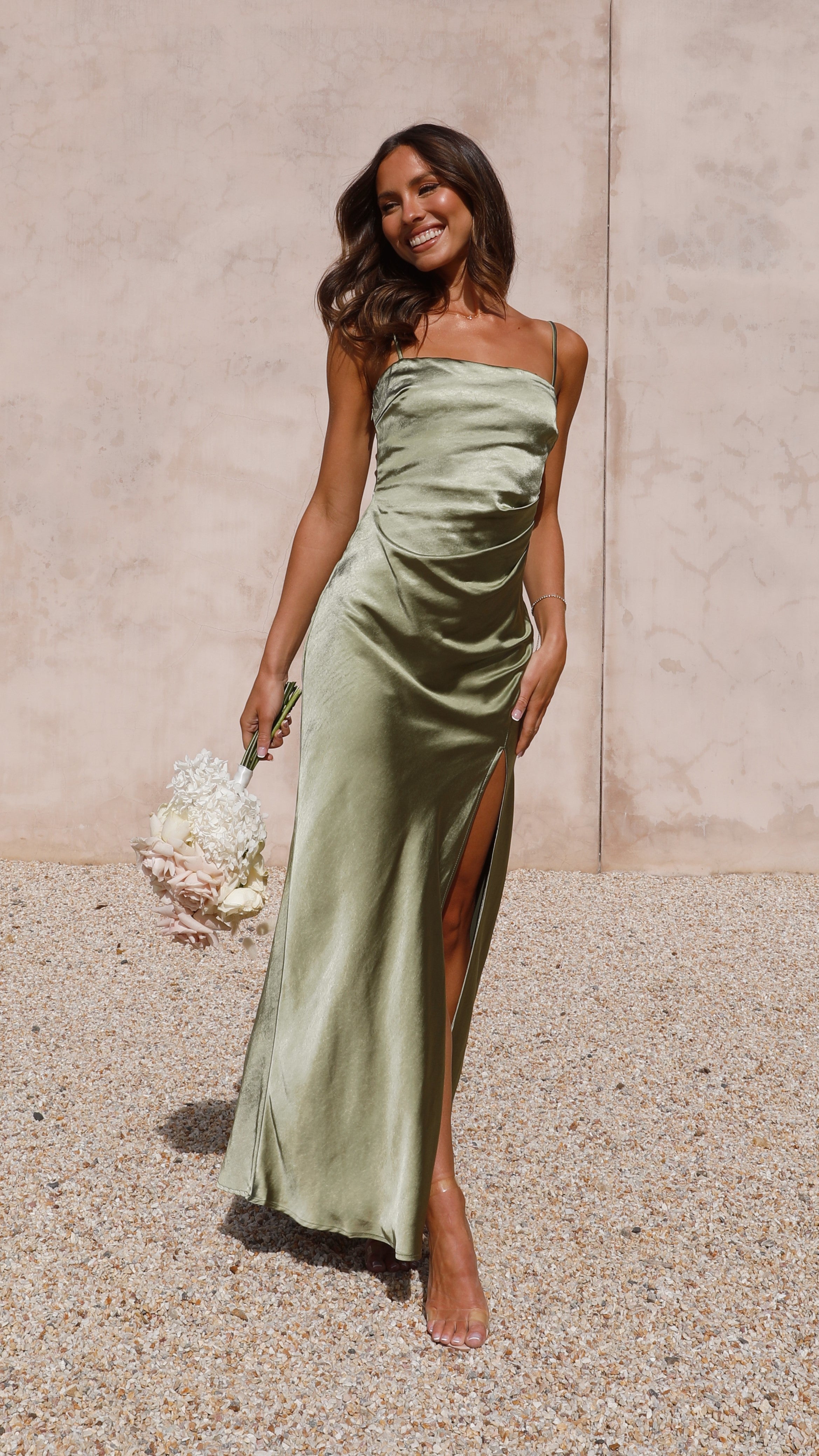 Julia Maxi Dress - Olive