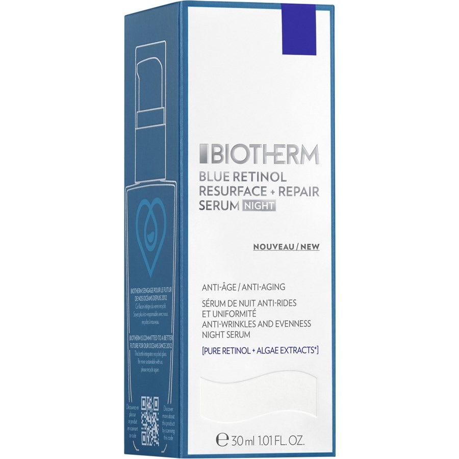Biotherm Blue Therapy Blue Retinol Resurface + Repair Night Serum