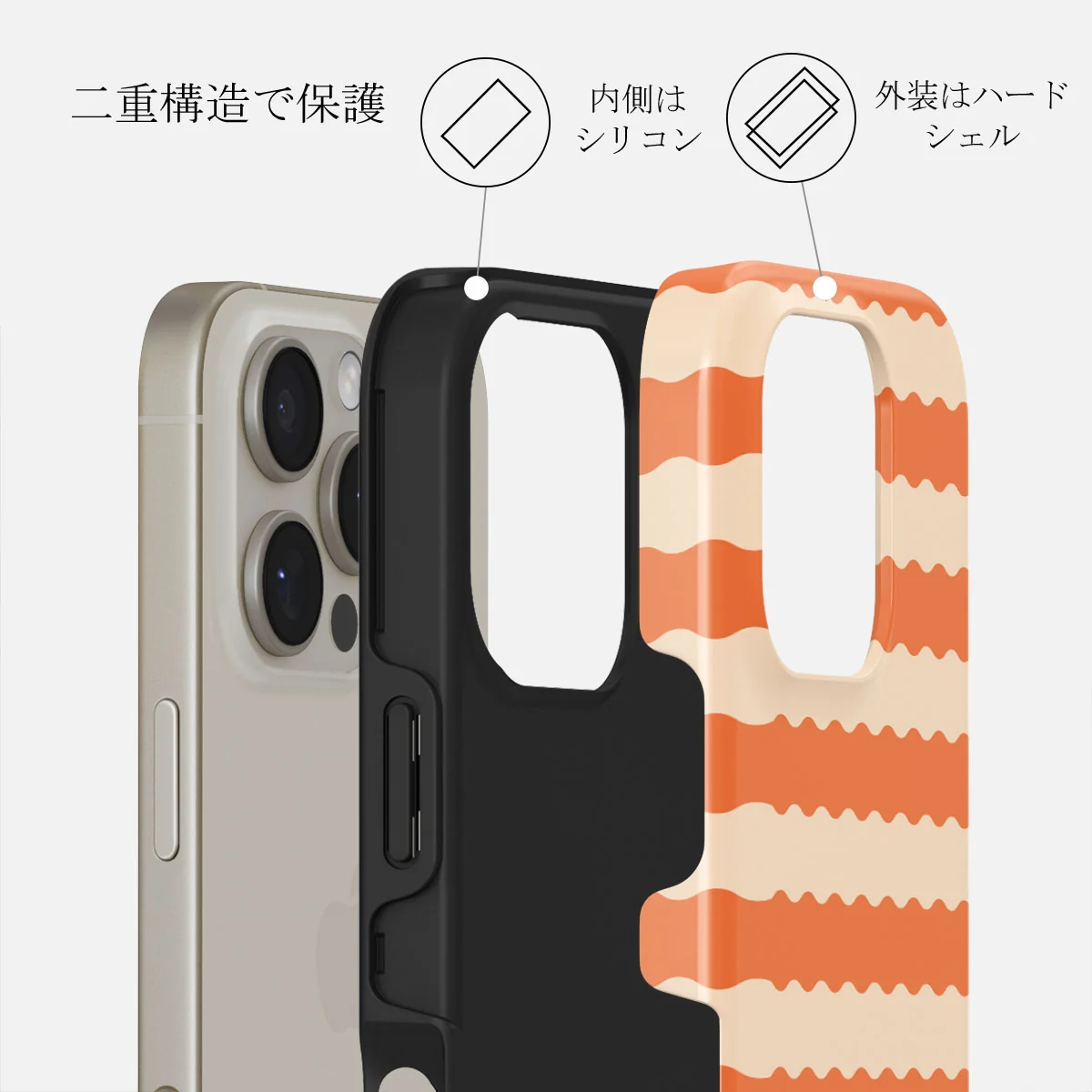 Papaya - iPhone 16 Pro ケース