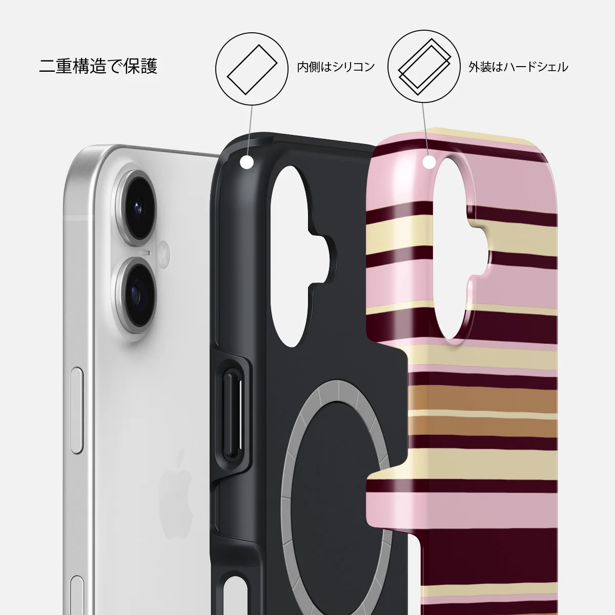 Berry Layers - iPhone 17 ケース