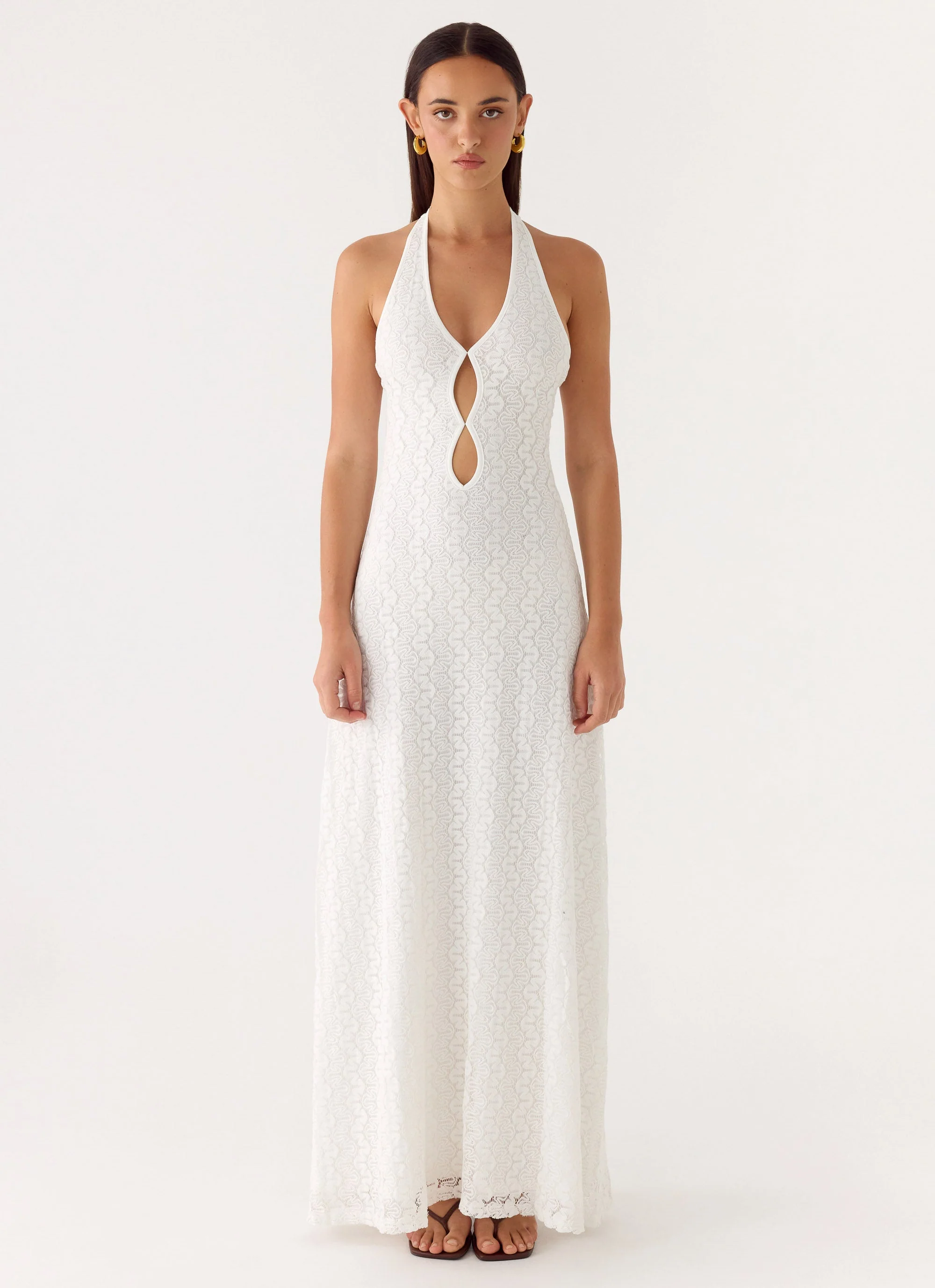 Vanessa Maxi Dress - Ivory - luluinthesky