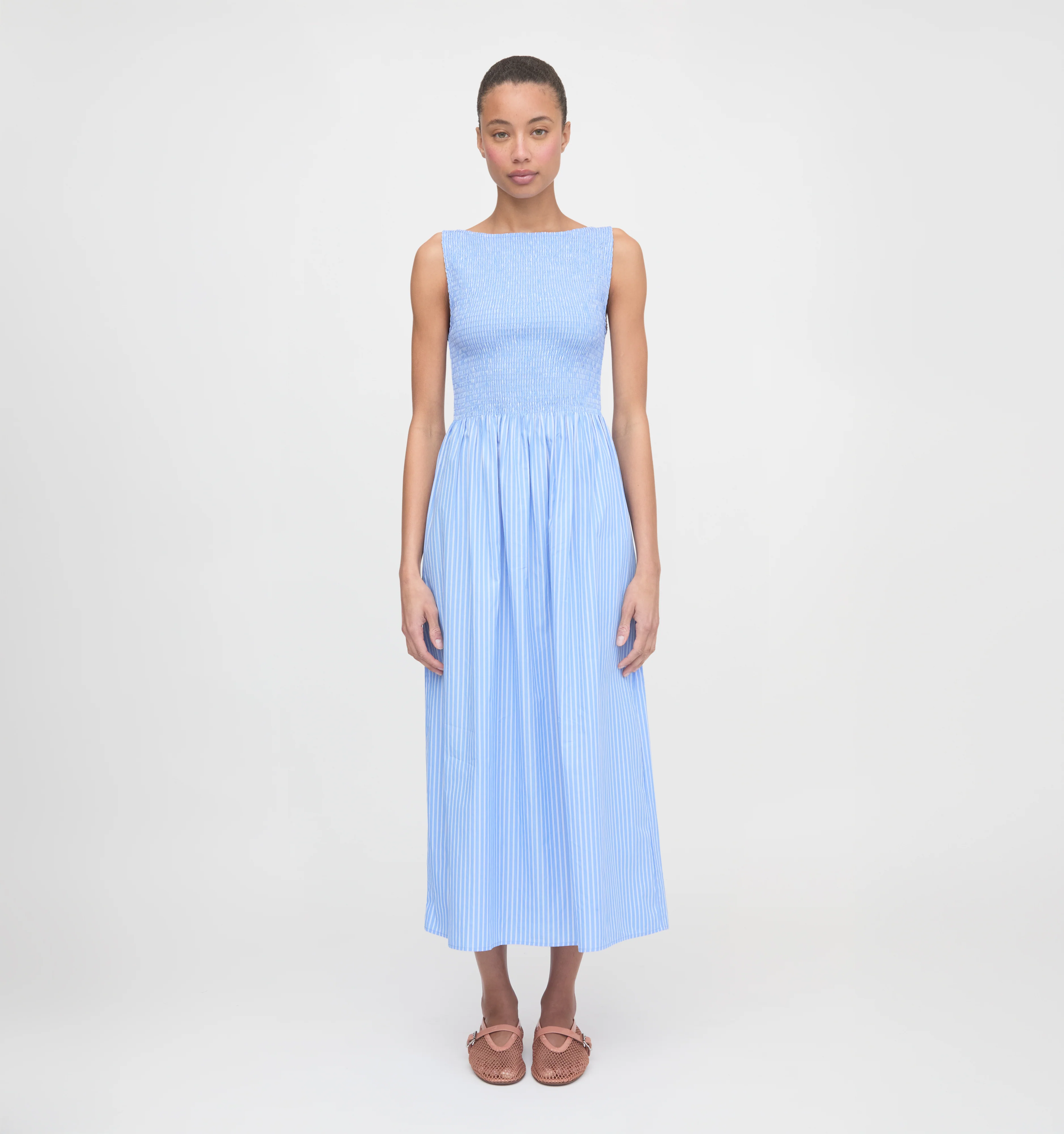The Cosima Nap Dress - Blue Stripe