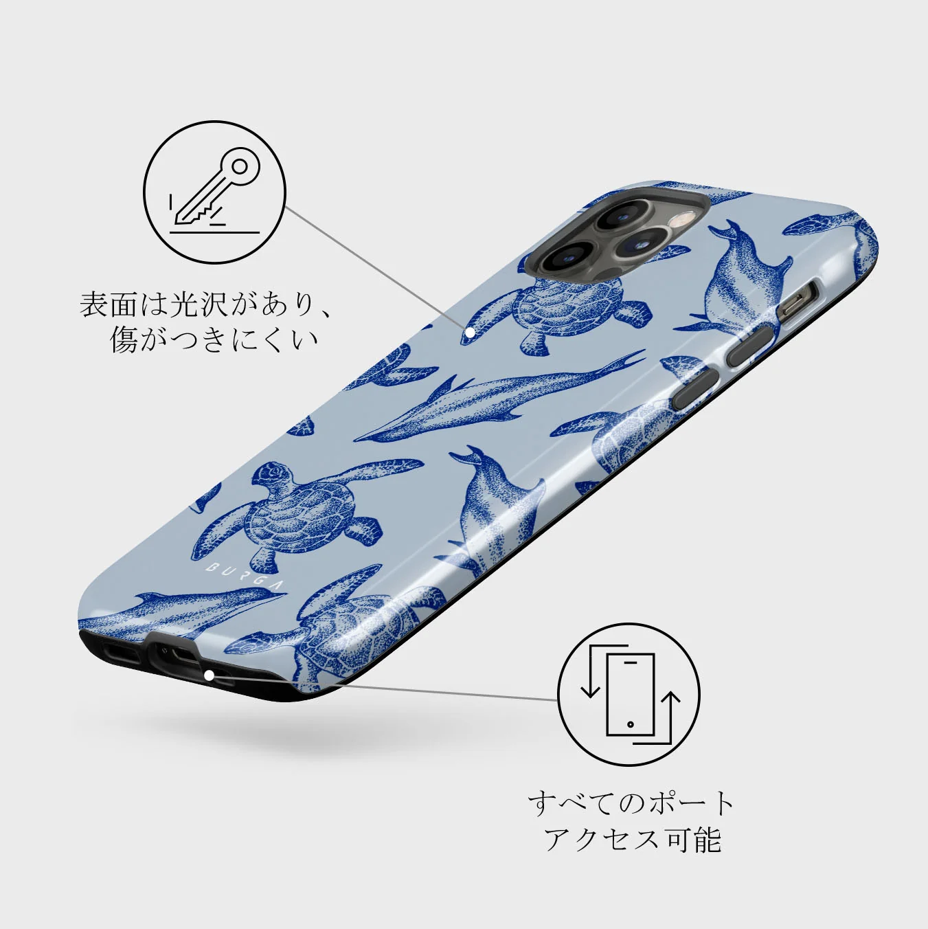 Aquatic Dance - iPhone 12 Pro ケース