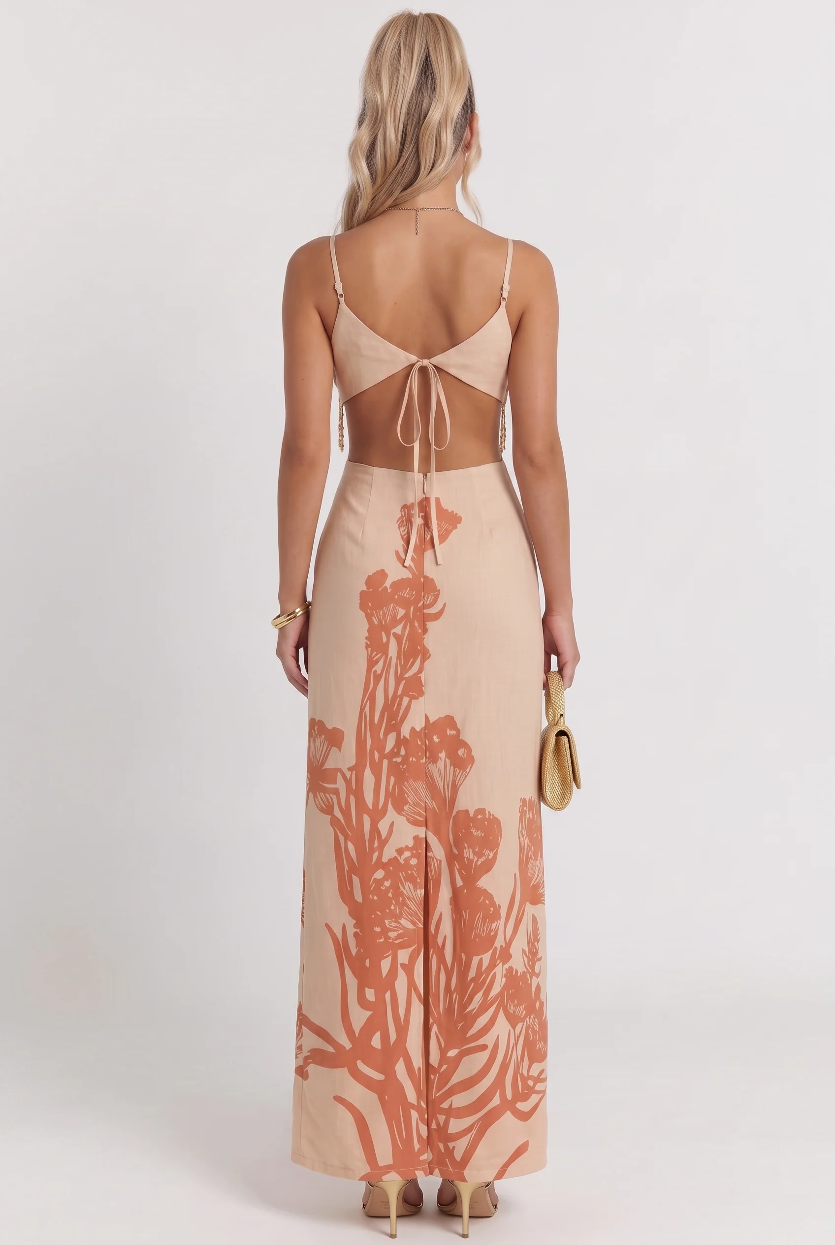 Terracotta Sunset Maxi Dress