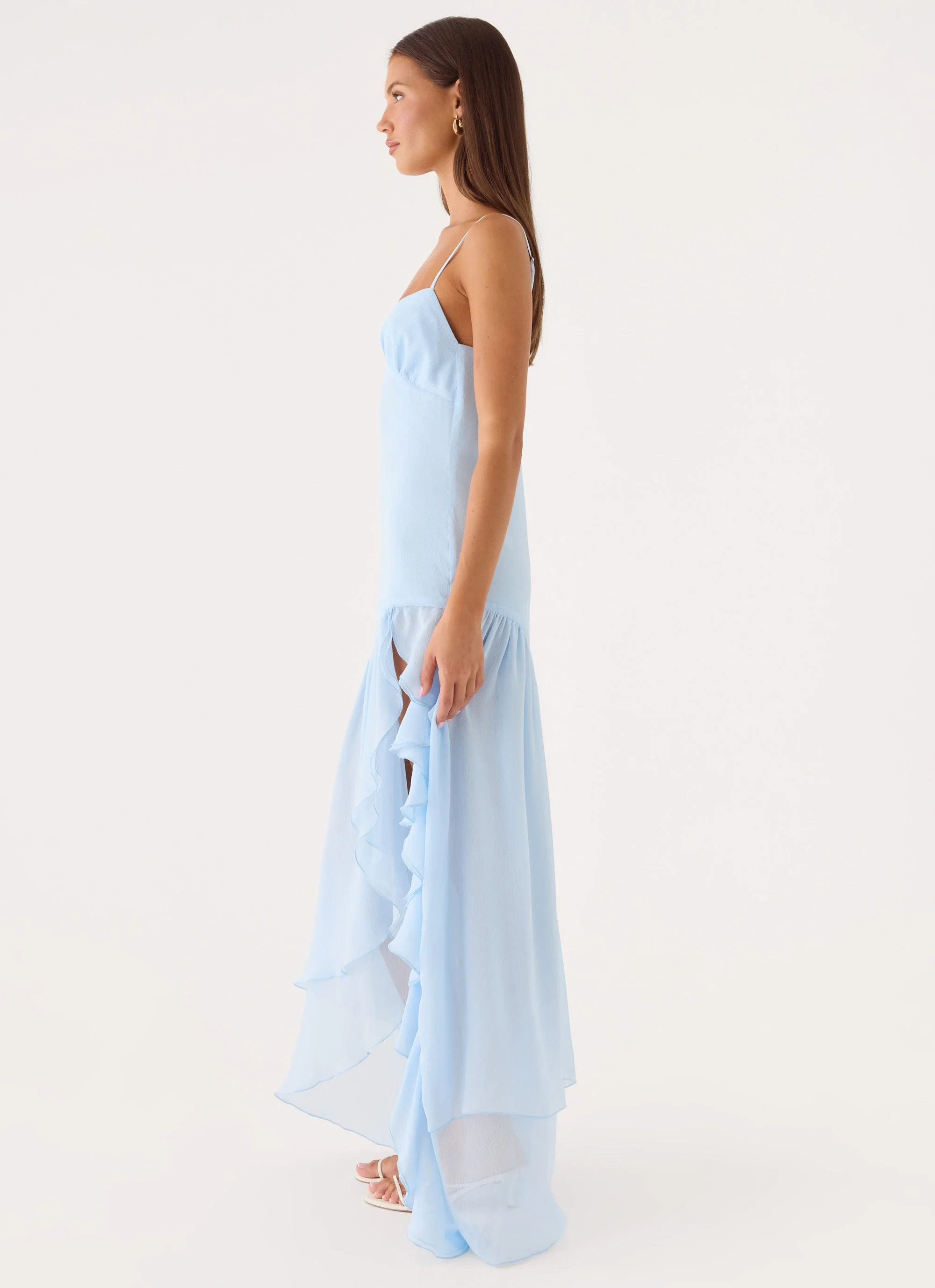 Zonella Maxi Dress - Blue - luluinthesky