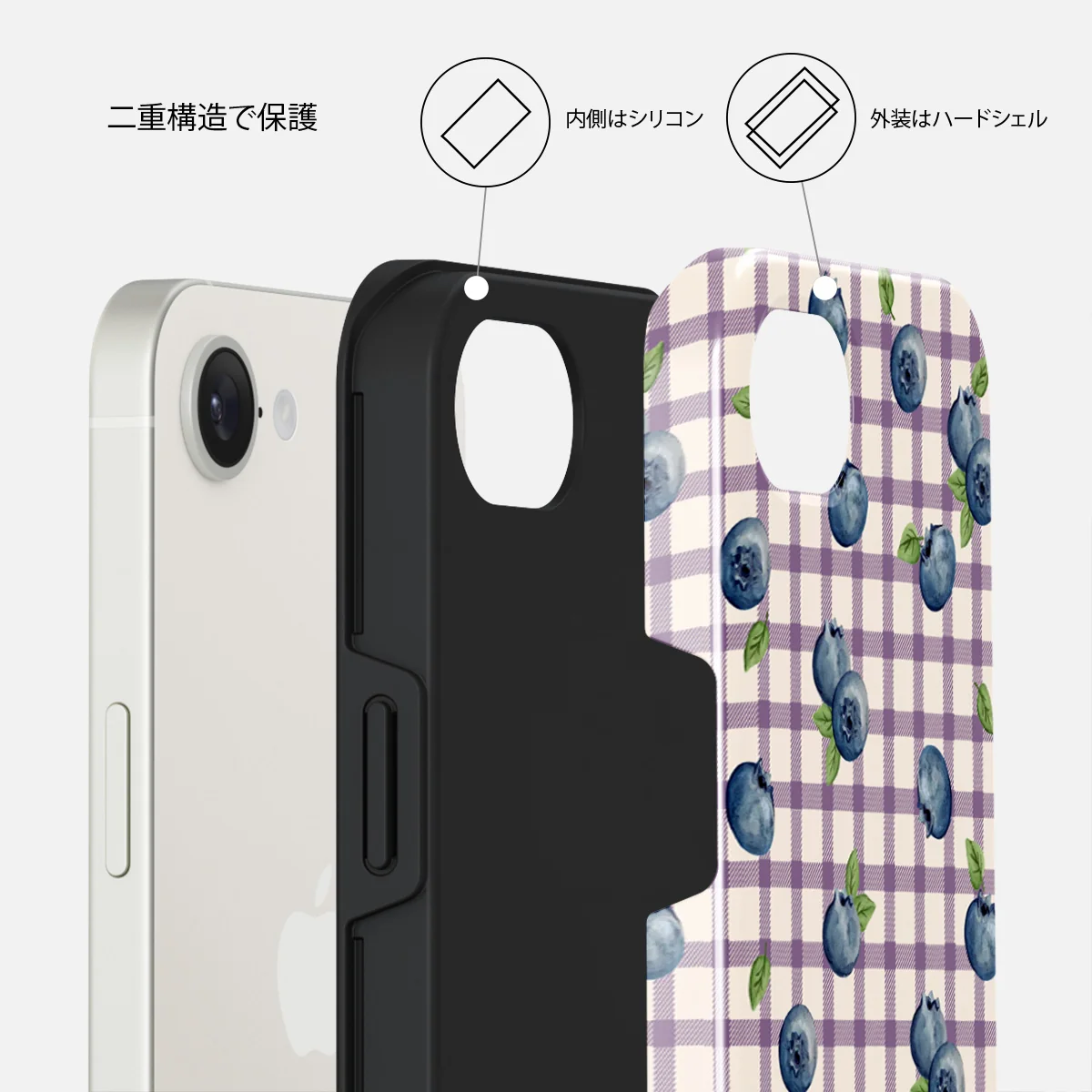 Blueberry Muffin - iPhone 16e ケース
