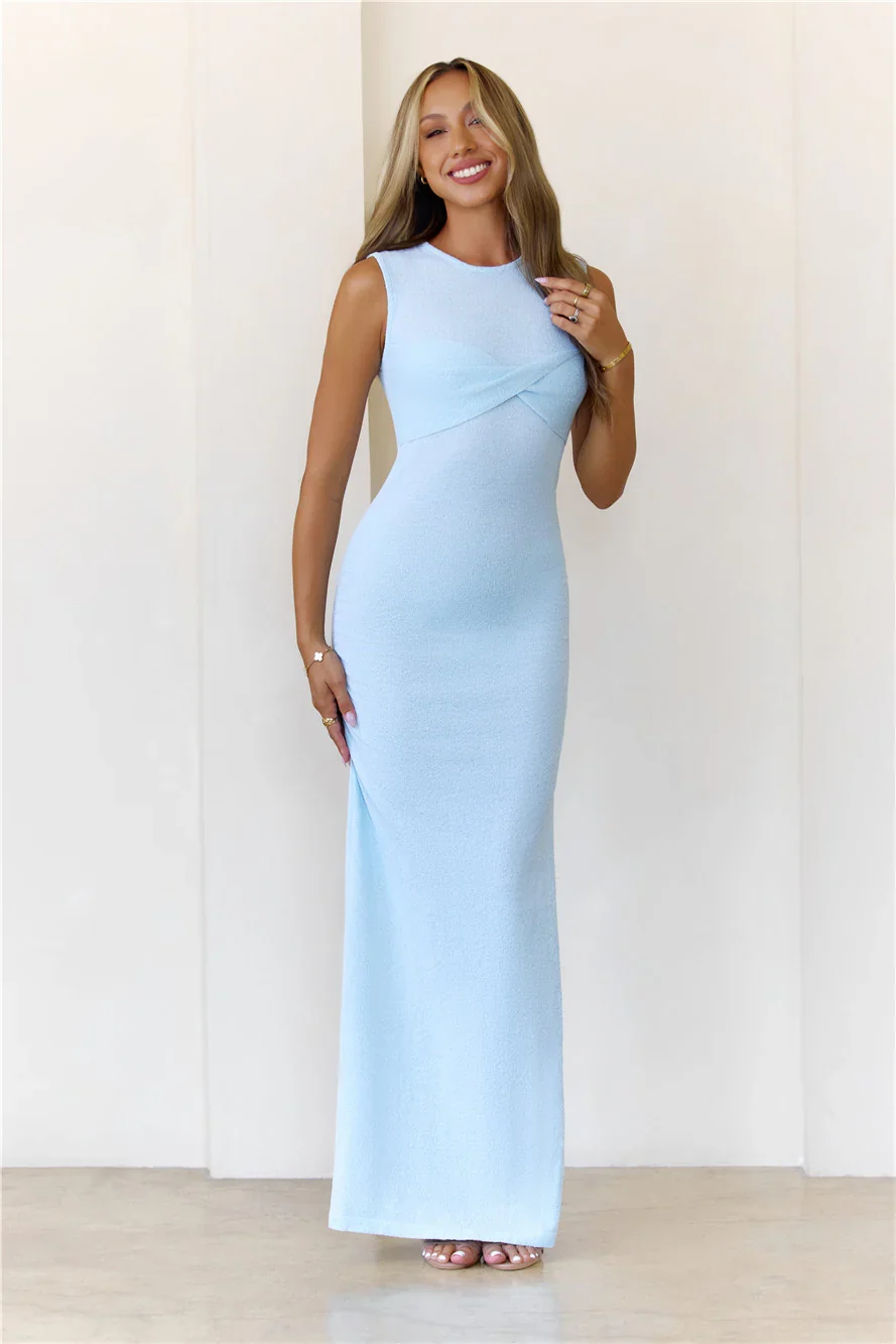 Island Soul Maxi Dress Blue