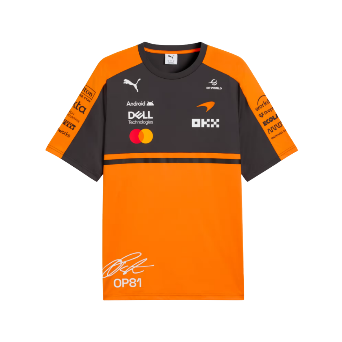 PUMA Mclaren Piastri Tee Men Replica Jersey Orange 713954 01