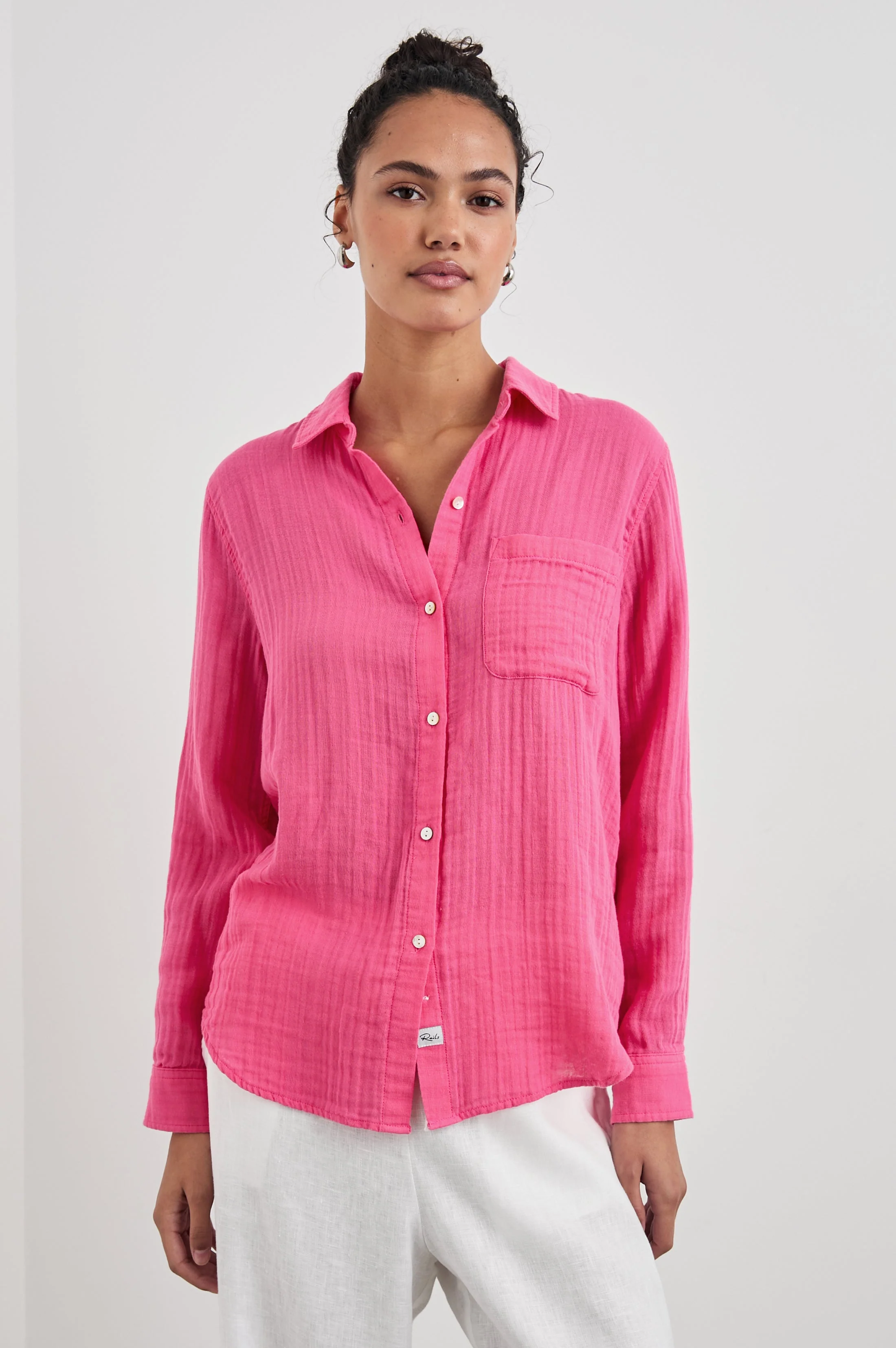 Ellis Shirt - Hibiscus
