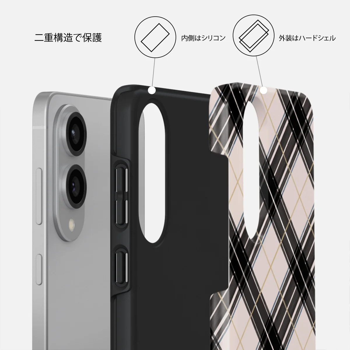 Plaid Please - Samsung Galaxy S25 Edge ケース