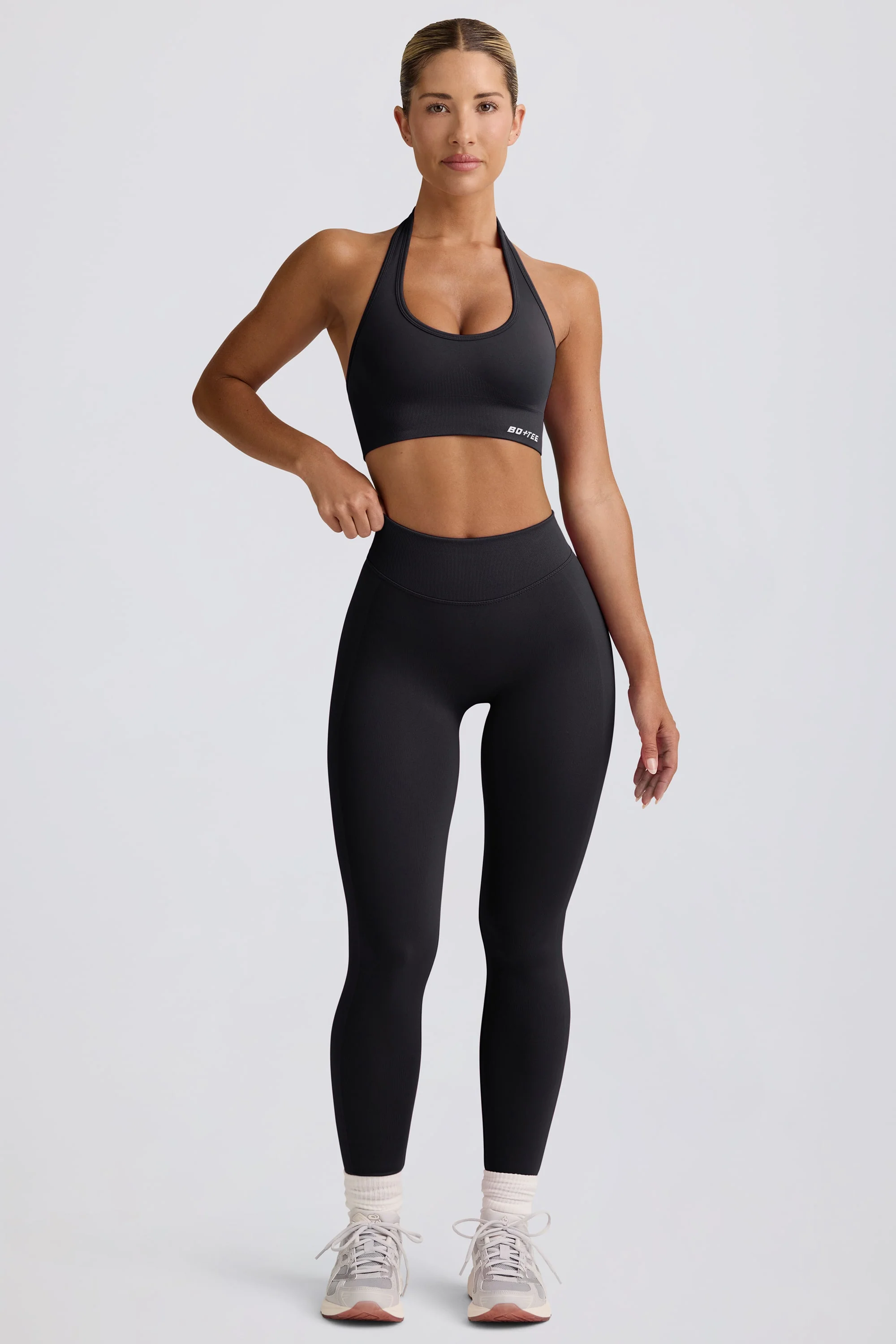 Define Luxe High-Waist Leggings in Black