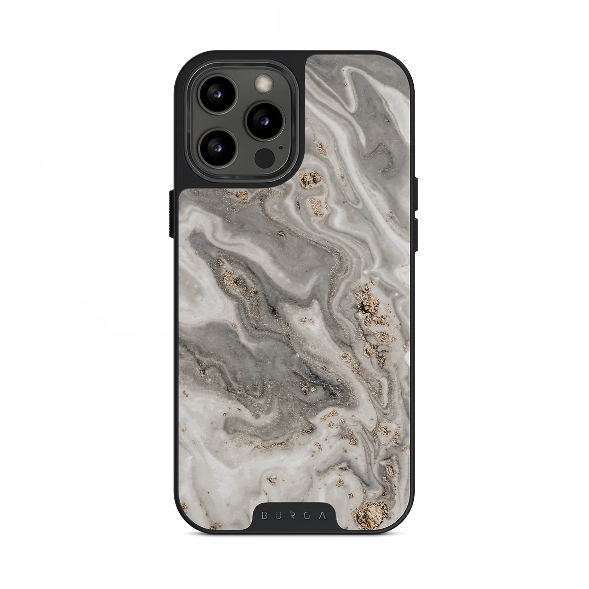 Snowstorm - Grey Marble iPhone 12 Pro ケース