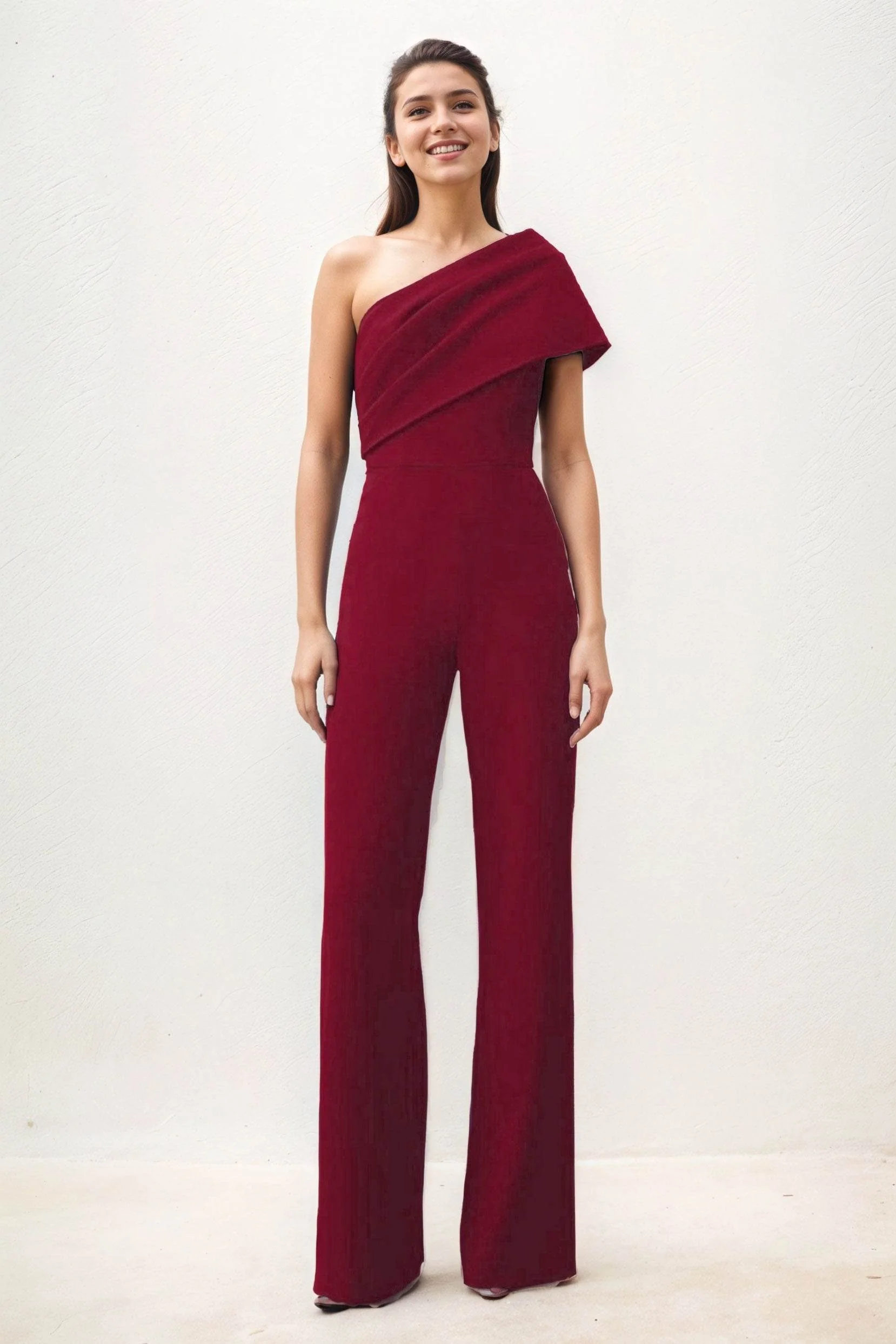 Jumpsuit Maxi Elastic Cloth Wedding Guest Dress CG0277