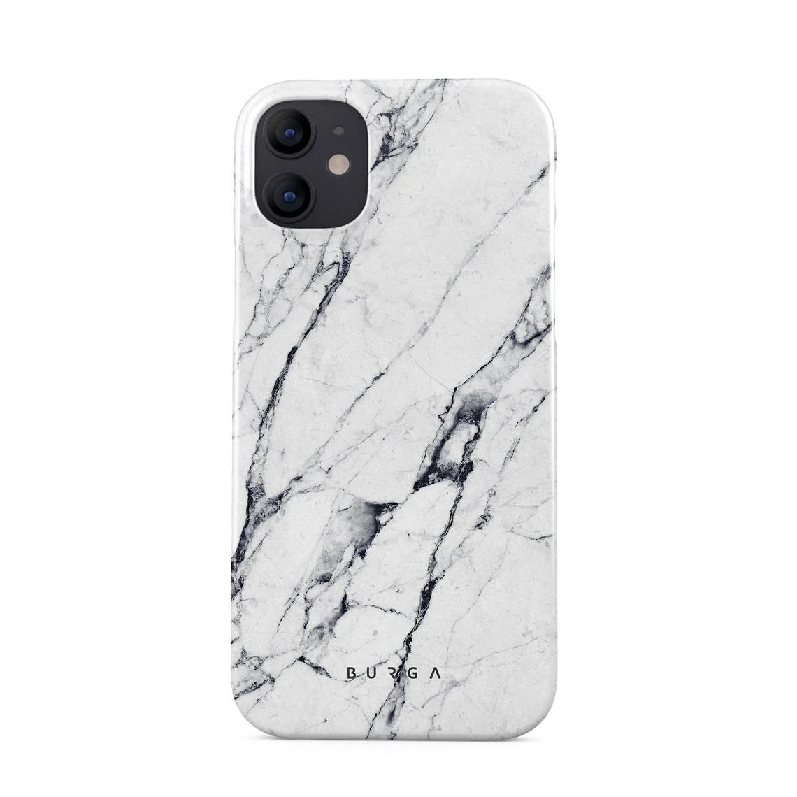 Satin White - Marble iPhone 12 Mini ケース