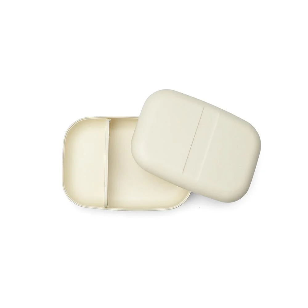 Vogeelle Rectangular Bento Lunch Box -  Off White