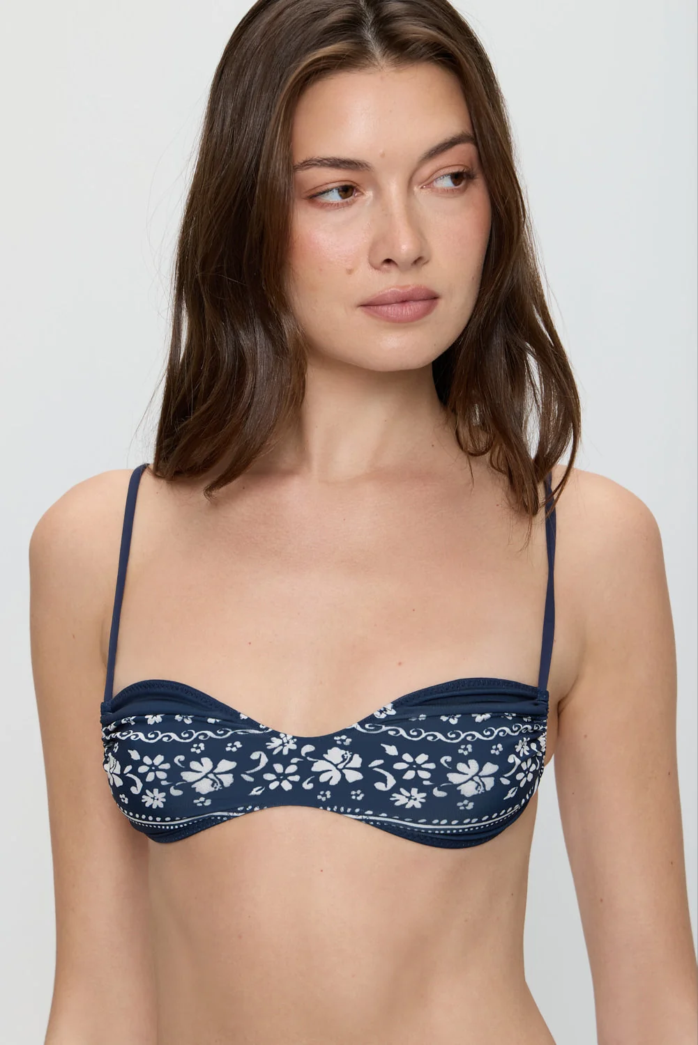 Magnolia Skimpy Bikini Top - Malibu Blue