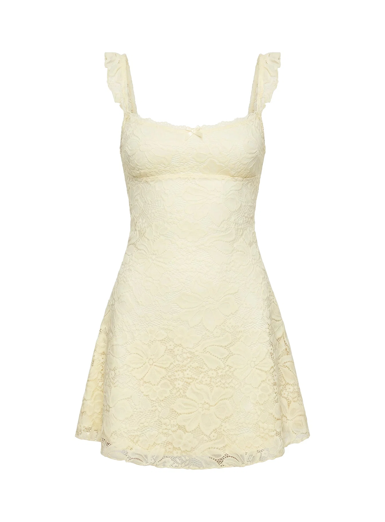 Beacall Mini Dress Lemon - FASHION NOB