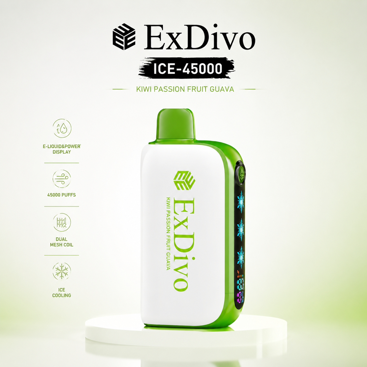 ExDivo Ice Flame Vape 45000 Puffs