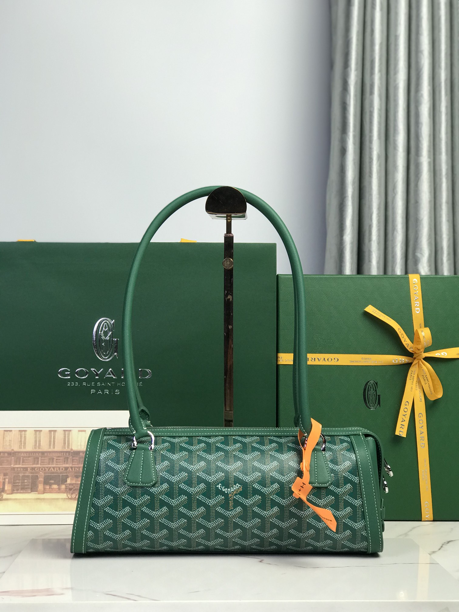 [TOP] Goyard BONBONNIERE Bag 30x10.5x12cm - Green - 711 Luxury