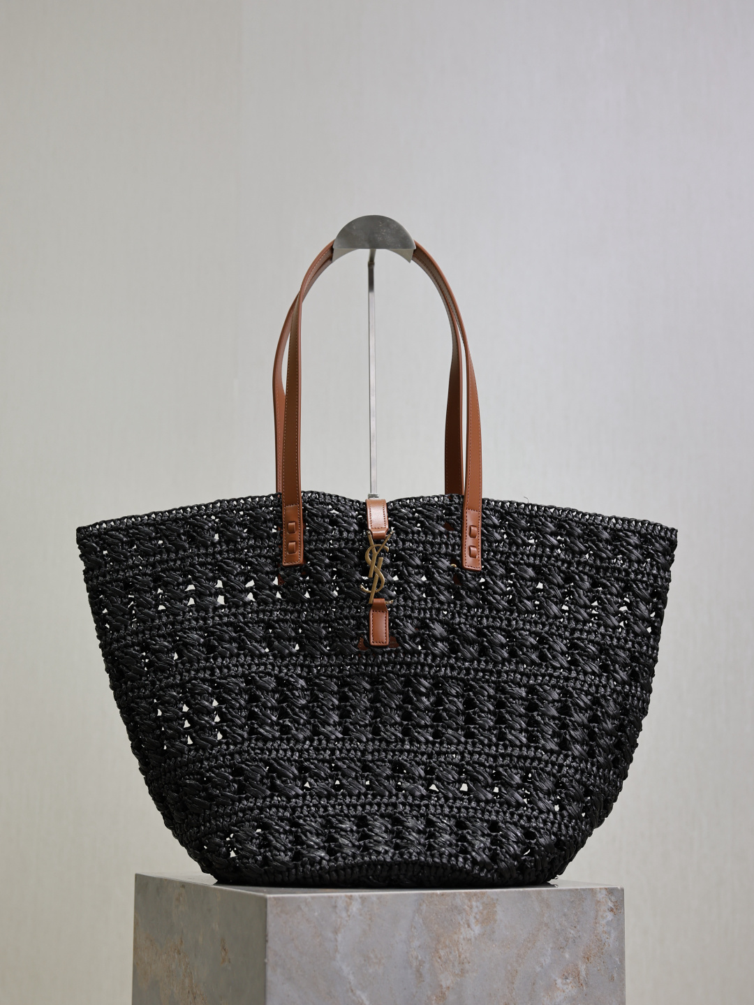 [TOP] Yves Saint Laurent YSL Woven Hobo Bag 55×31×28cm/ 42×20×22cm - 2 Colors - 711 Luxury