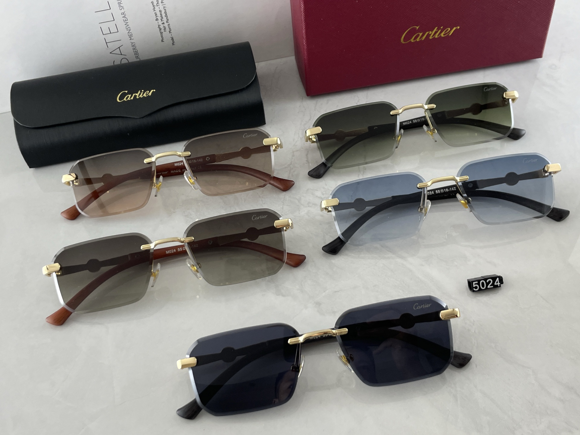 [TOP] Cartier Sunglasses - 5 Colors - 711 Luxury