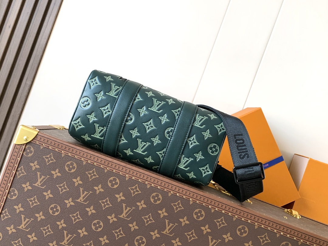 [TOP] Louis Vuitton LV City Keepall Handbag 27.5x16.5x15CM - Green