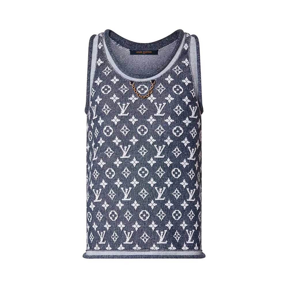 Louis Vuitton Clothing Louis Vuitton Monogram Jacquard Tank Top #394901 | Nigo Office
