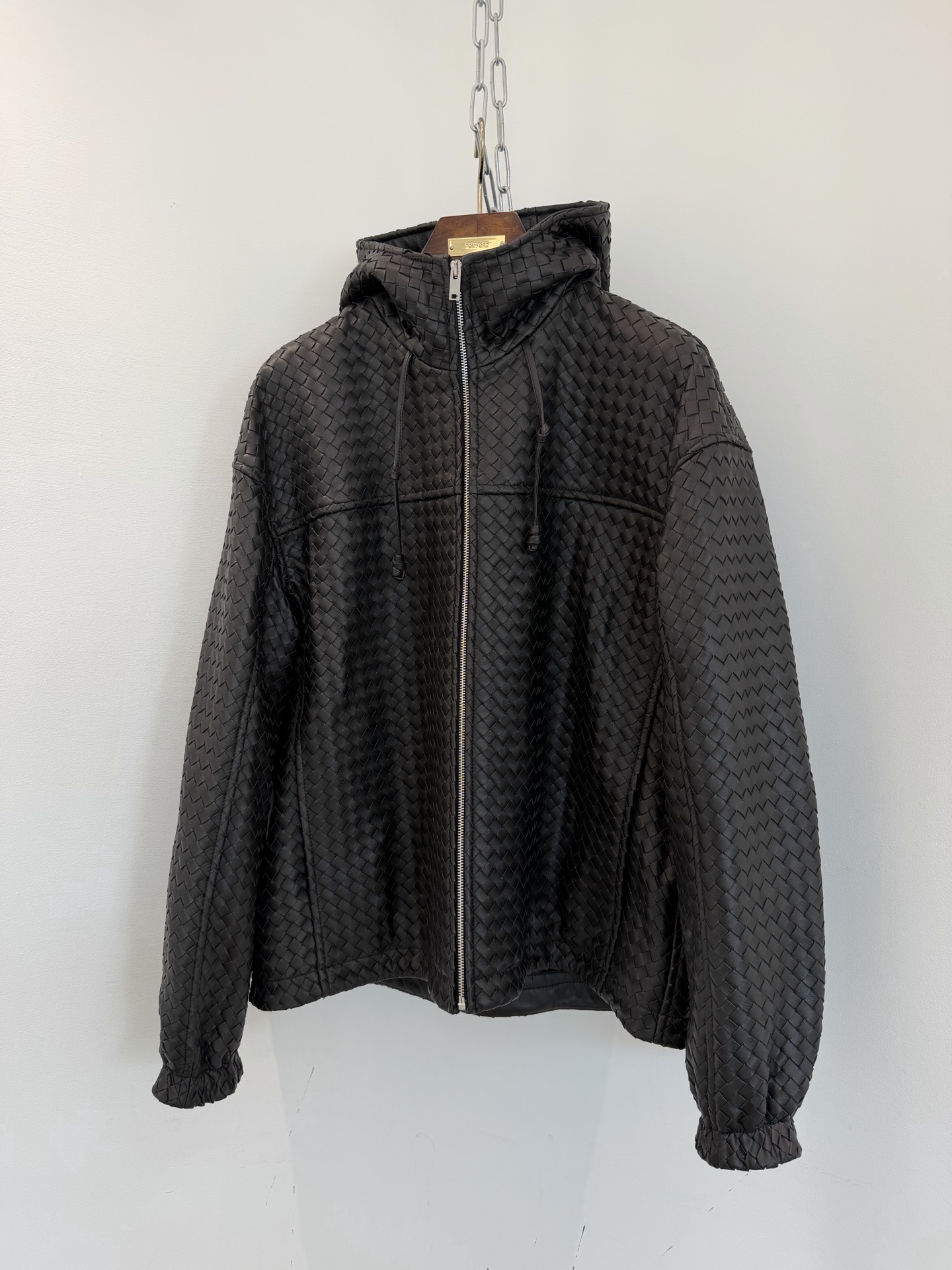 Bottega Veneta Accessory Bottega Veneta Men's Small Intrecciato Leather Blouson #394596 View 2 | Nigo Office