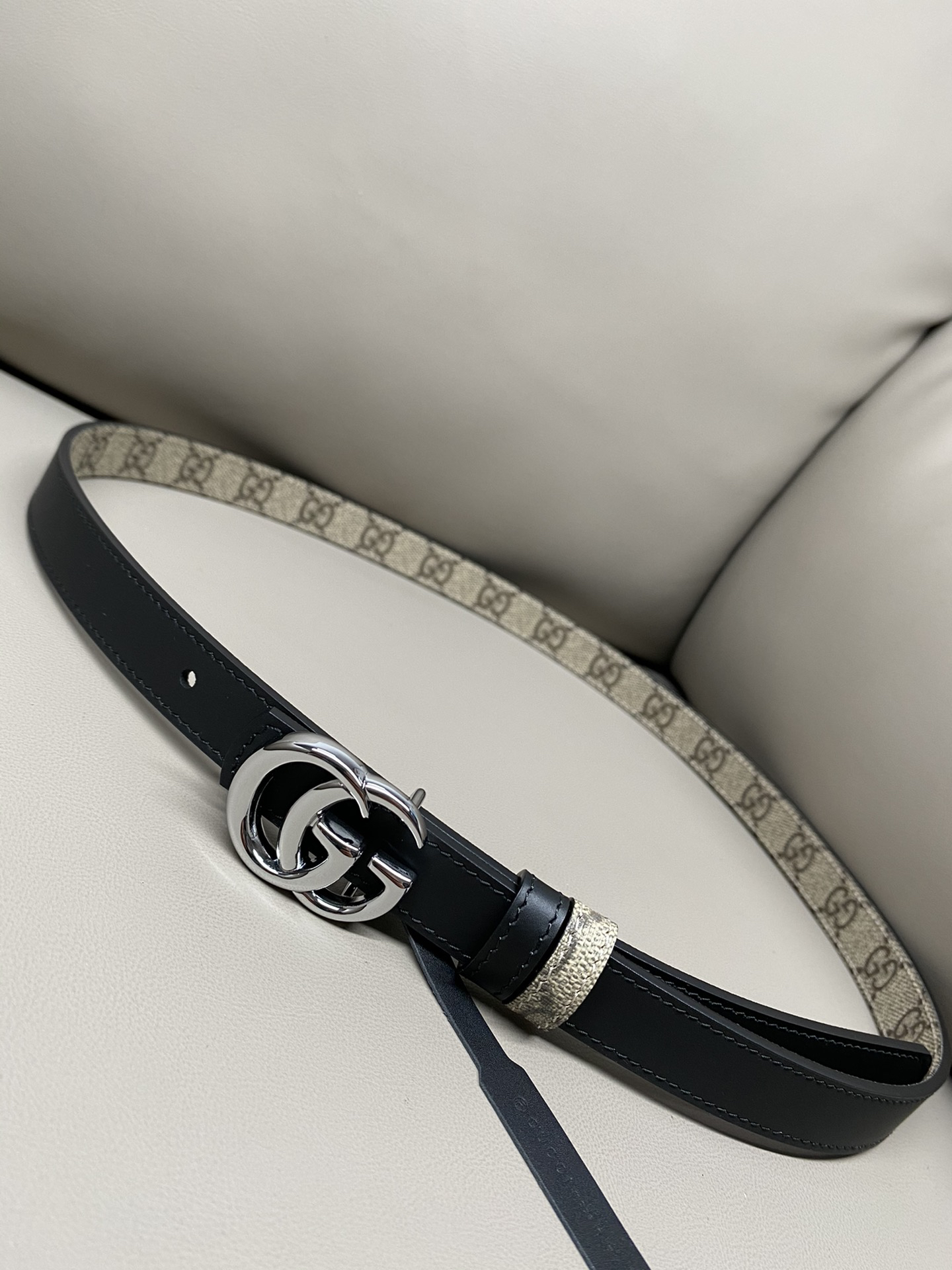 [TOP] GUCCI Belt 2 cm - Black - 711 Luxury