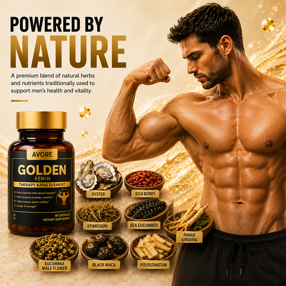 Bedroom Confidence Starts Inside: How AVORE Golden Renin Supports Male Performance