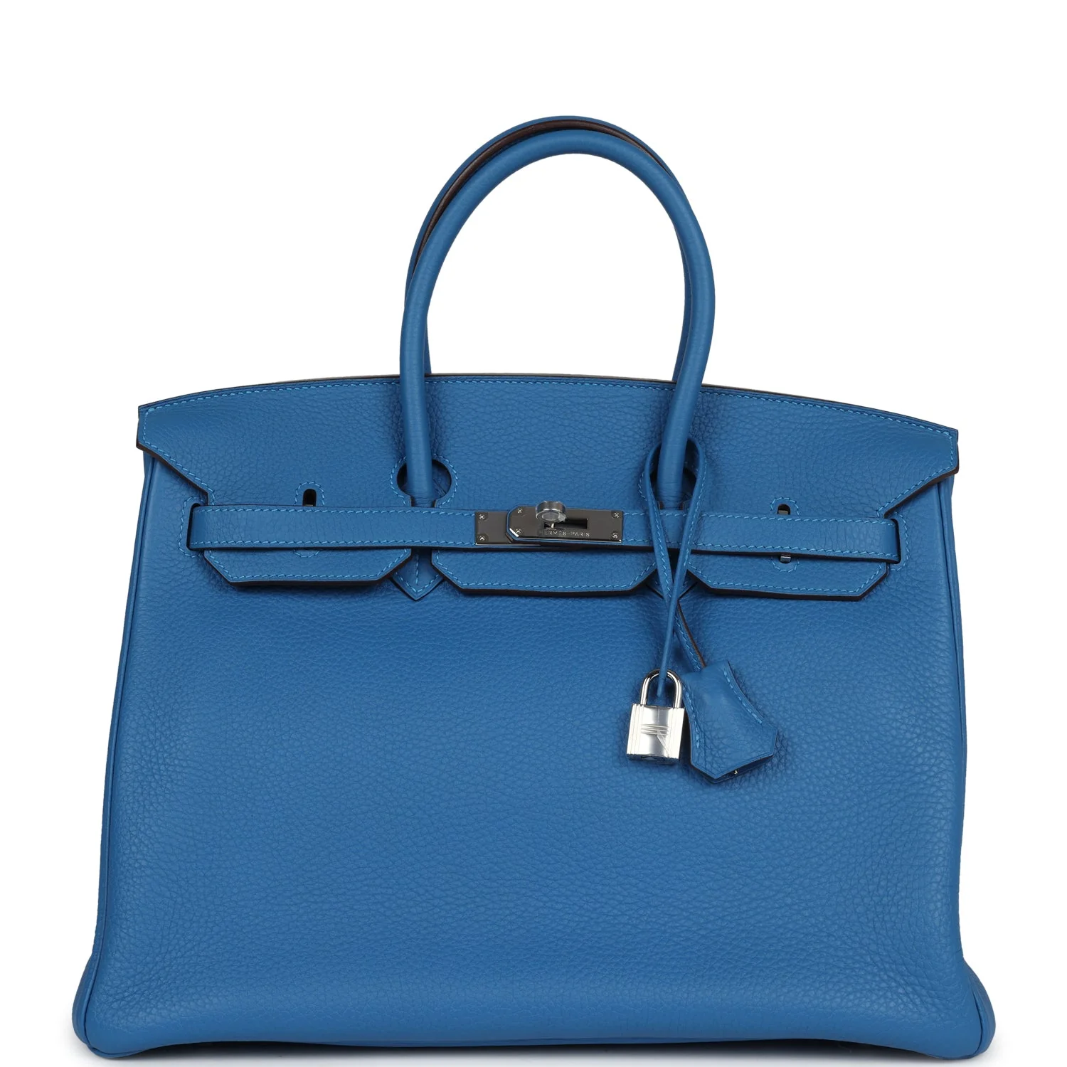 Hermes BirkinMykonos Clemence Palladium Hardware