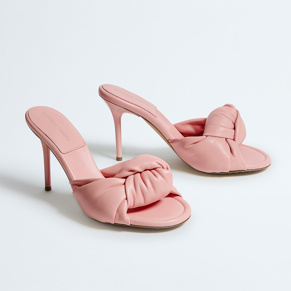 Bottega Veneta Shoes Bottega Veneta Women's Cherry Mule in Blush 9cm #386927 | Nigo Office