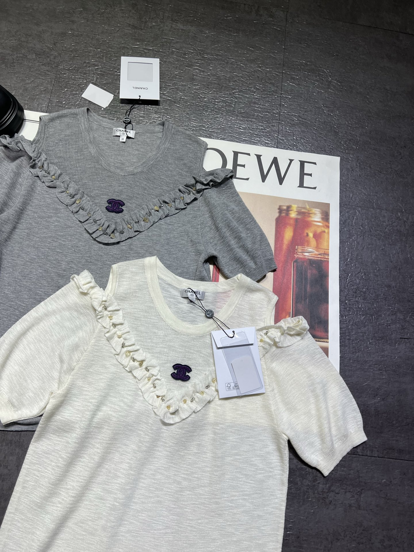 [TOP] CHANEL Knit Top - 2 Color - 711 Luxury