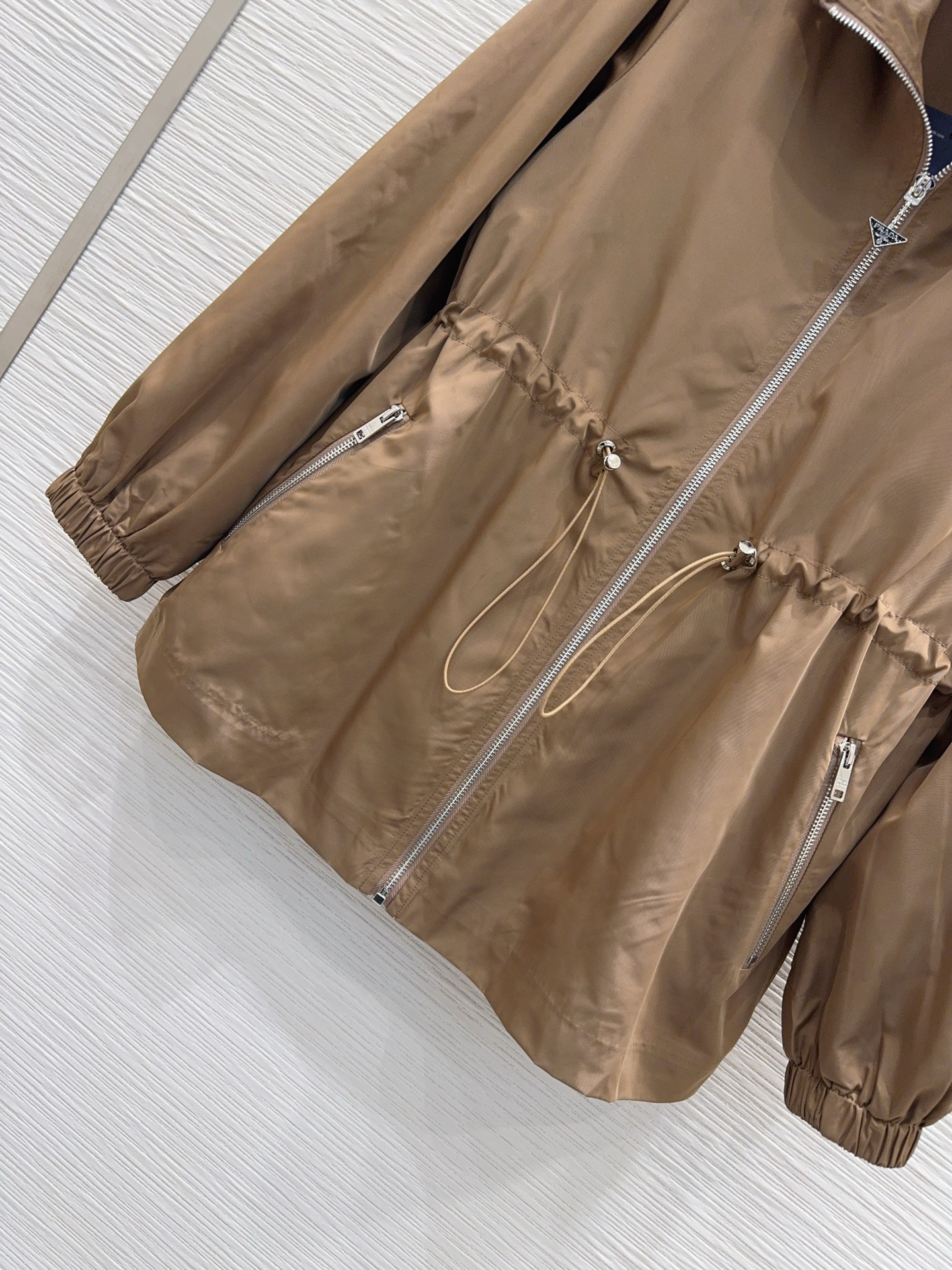 [TOP] PRADA  Hooded Jacket - Brown