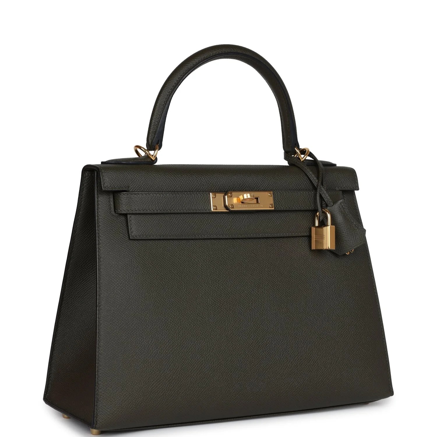 Hermes Kelly Sellier  Vert De Gris Epsom Gold Hardware