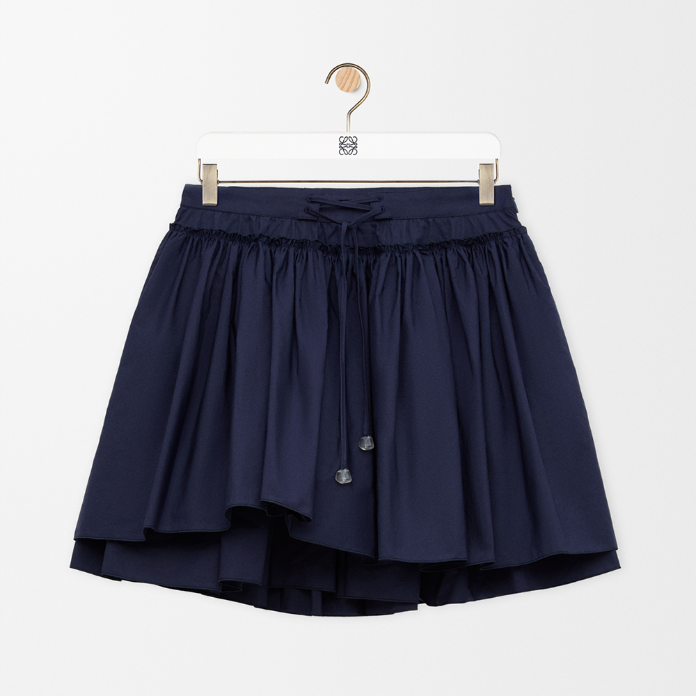 LOEWE Mini Skirt in Cotton #388209