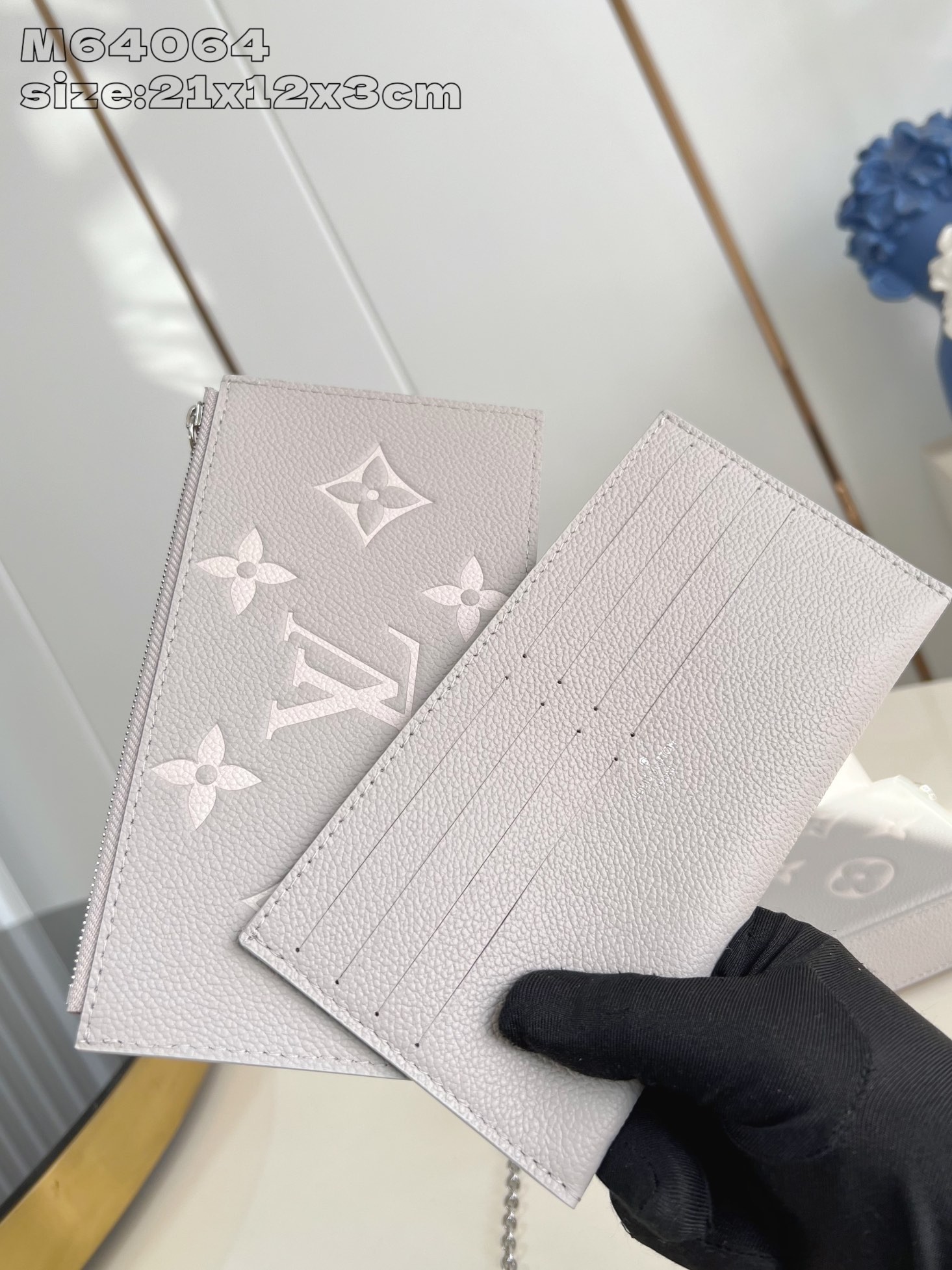 [TOP] Louis Vuitton LV Pochette Félicie 2 Tone Bag 21X12X3cm - Taro Purple