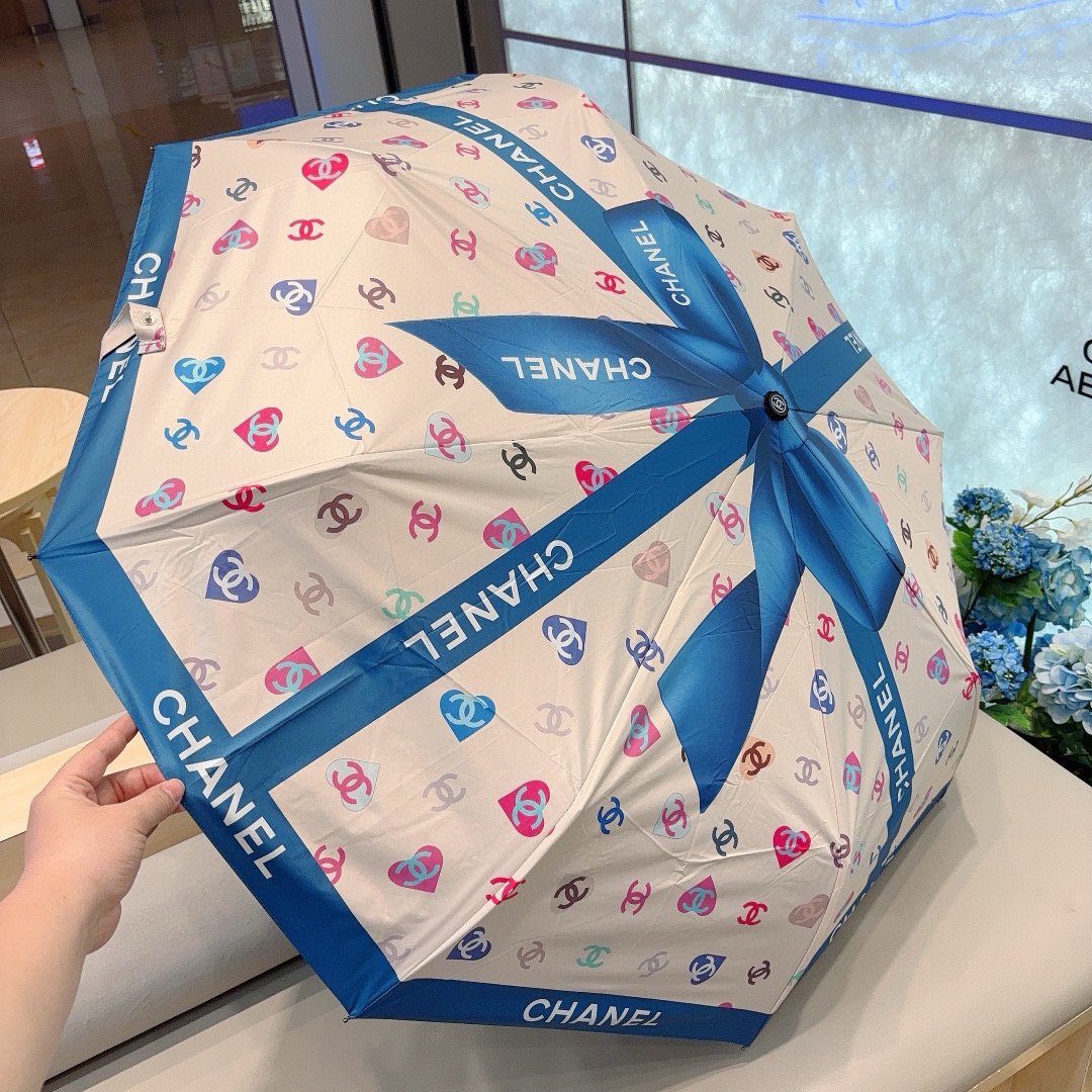 [TOP] CHANEL Umbrella - Blue - 711 Luxury