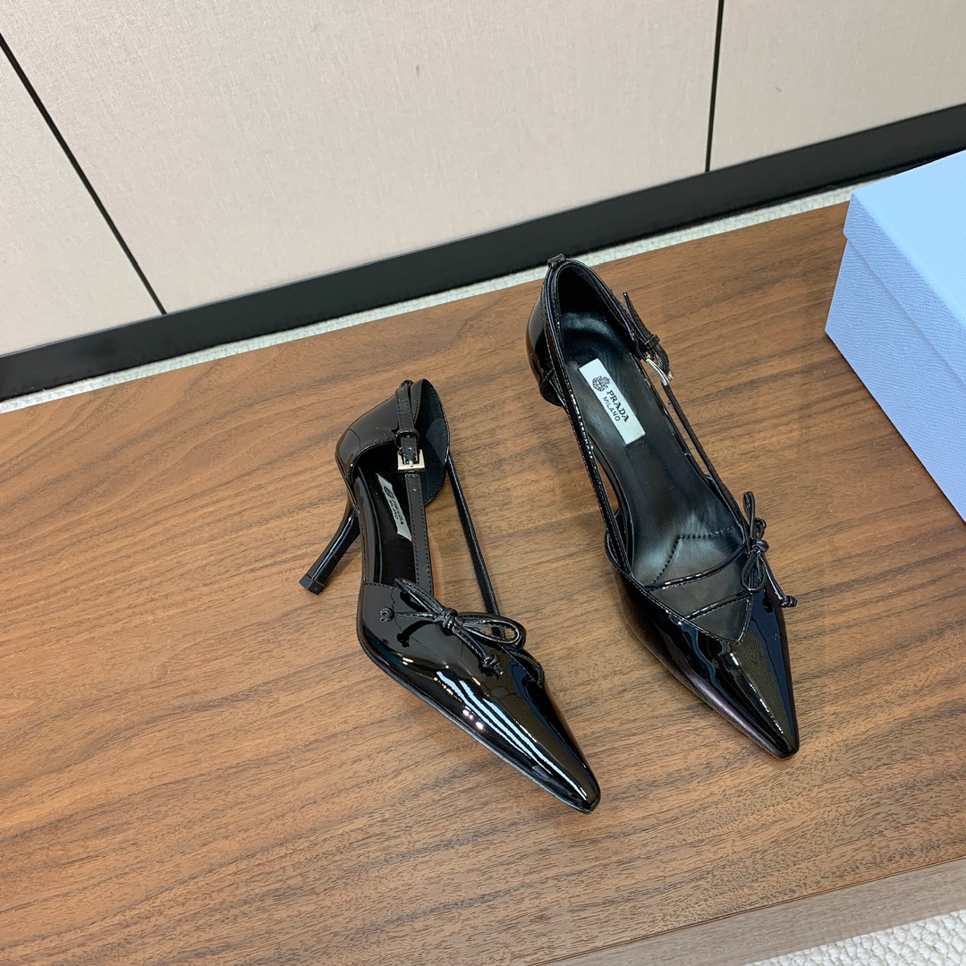 [TOP] PRADA 7.5cm High Heel Pumps - 4 Color