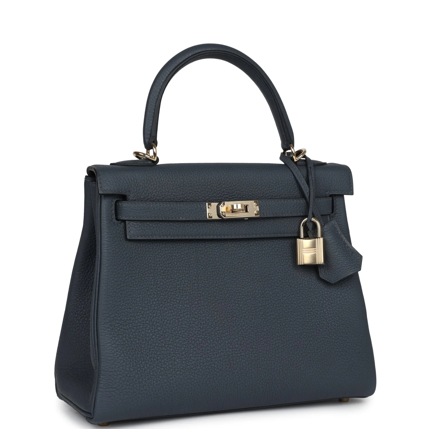 Hermes Kelly Retourne  Gris Misty Togo Permabrass Hardware