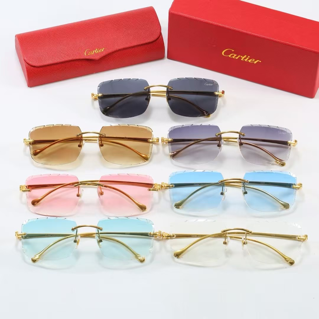 [TOP] Cartier Sunglasses - 7 Colors - 711 Luxury