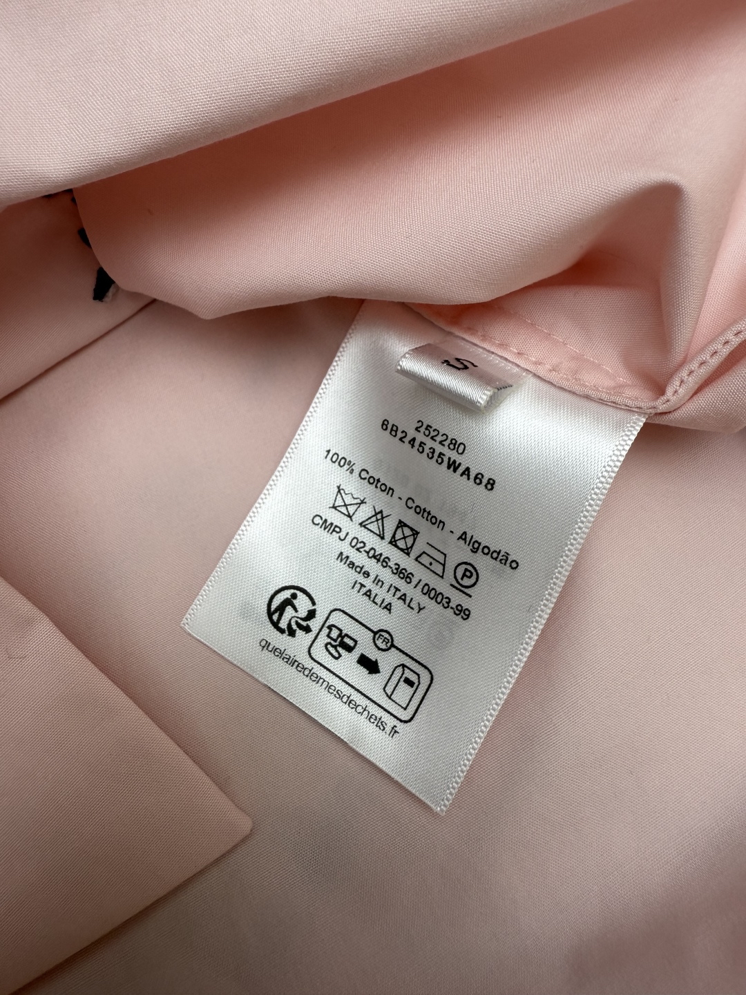 [TOP] Christian Dior Shirt -Pink